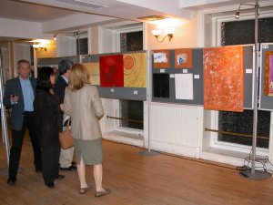 exhibition of paintings and prints by alex borissov at caffe bellini