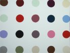 Spots painting by alex borissov - homage to Damien Hirst